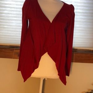 Cute red cardigan
